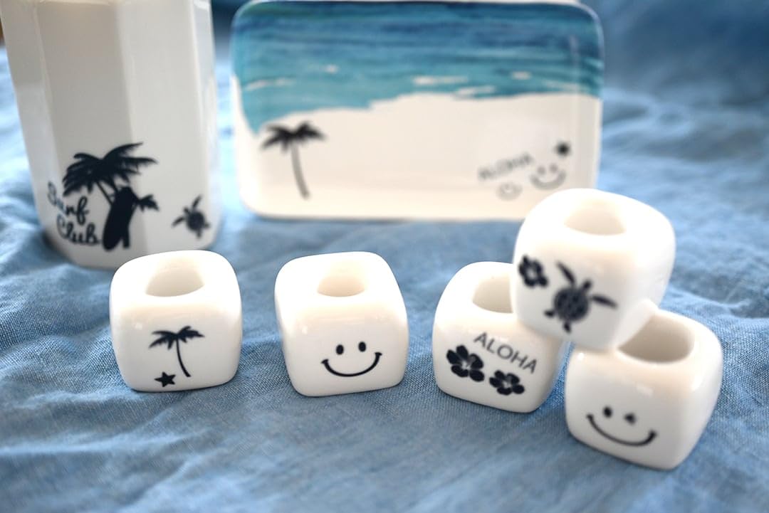 ⑨ポーセラーツ　転写紙　ハワイ海サーフ福袋　セット売り SURFCLUB サーフクラブ転写紙 A4サイズ（ポーセリンアート用 海・夏